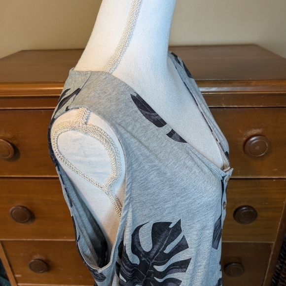 NWT Amazon Tropics Gray Summer Dress Coverup 2XL - Picture 9 of 13